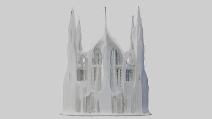 3D model Architectural Facade 1 VR / AR / low-poly