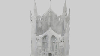 3D model Architectural Facade 1 VR / AR / low-poly