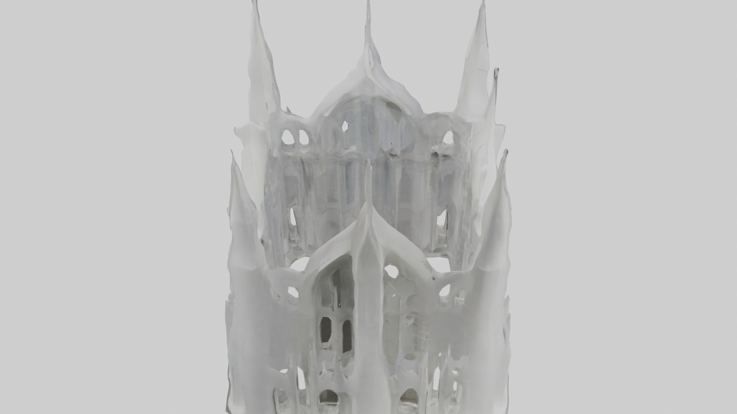 3D model Architectural Facade 1 VR / AR / low-poly