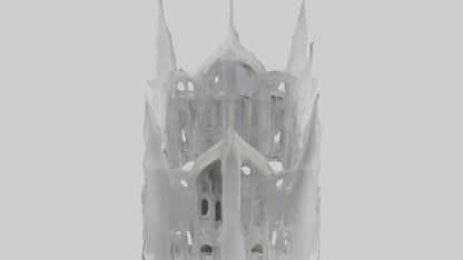 3D model Architectural Facade 1 VR / AR / low-poly