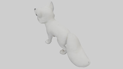3D model Arctic Fox Model 1 VR / AR / low-poly