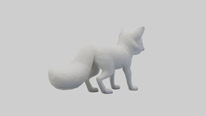 3D model Arctic Fox Model 1 VR / AR / low-poly