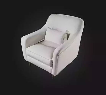 3D model armchair VR / AR / low-poly