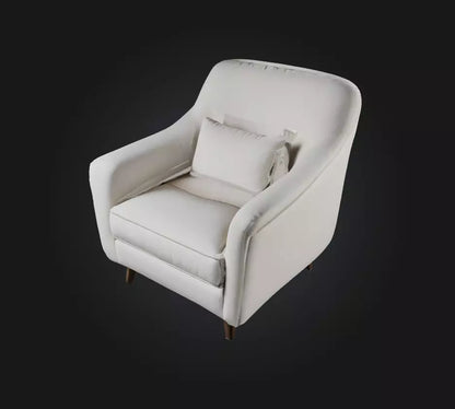 3D model armchair VR / AR / low-poly