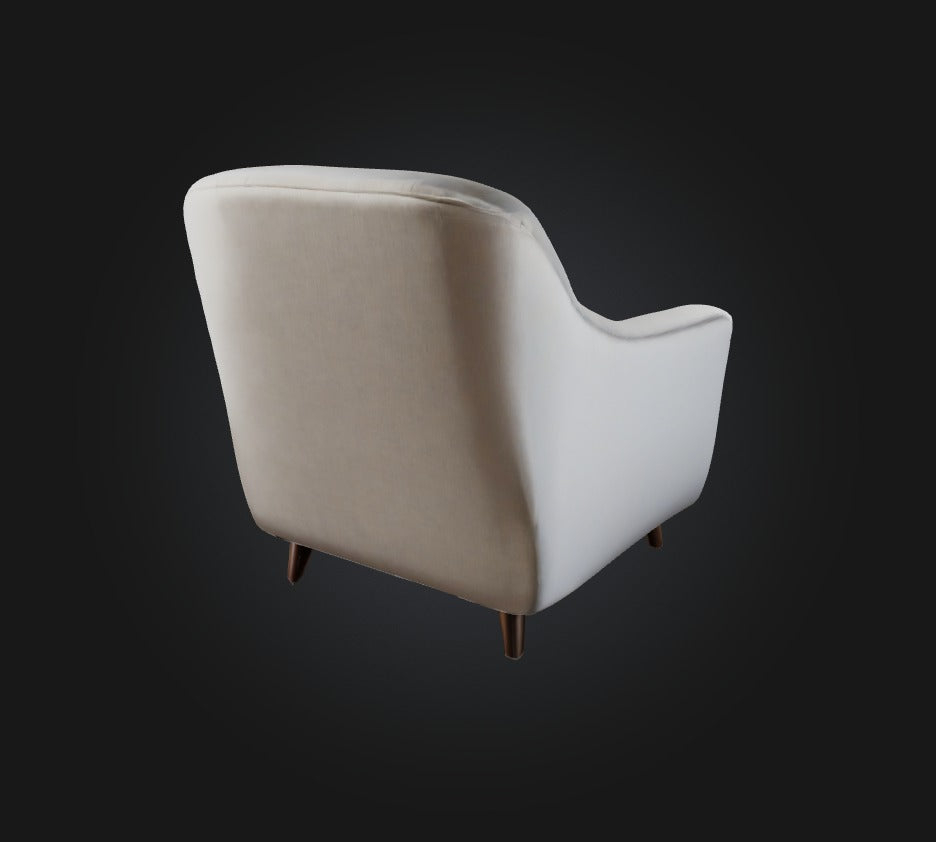 3D model armchair VR / AR / low-poly