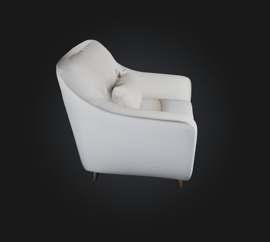 3D model armchair VR / AR / low-poly