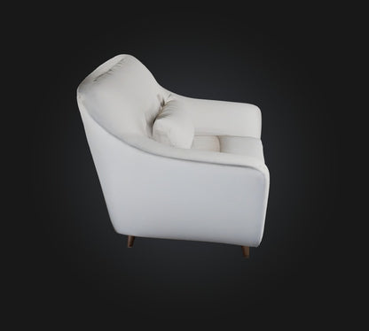 3D model armchair VR / AR / low-poly
