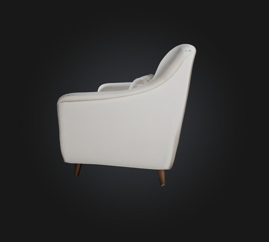 3D model armchair VR / AR / low-poly