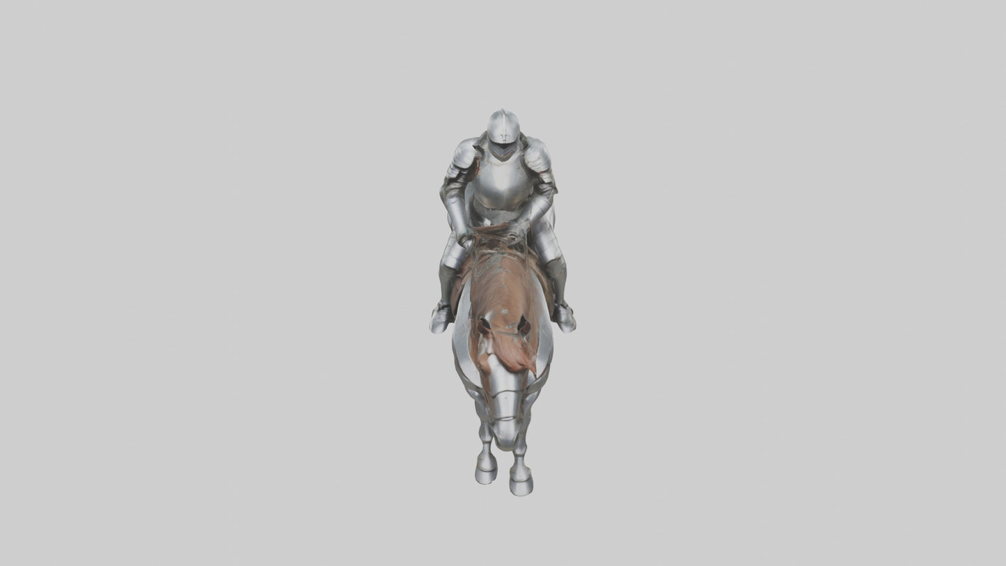 3D model Armoredhorse Model 1 VR / AR / low-poly