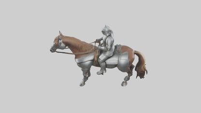 3D model Armoredhorse Model 1 VR / AR / low-poly