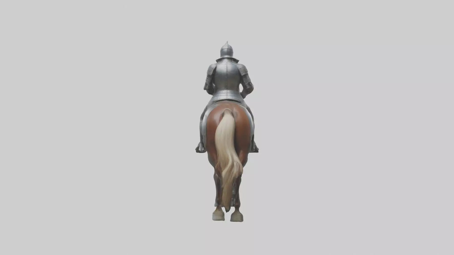 3D model Armoredhorse Model 1 VR / AR / low-poly