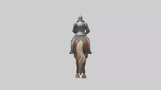 3D model Armoredhorse Model 1 VR / AR / low-poly