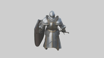 3D model Armoredknight Model 1 VR / AR / low-poly