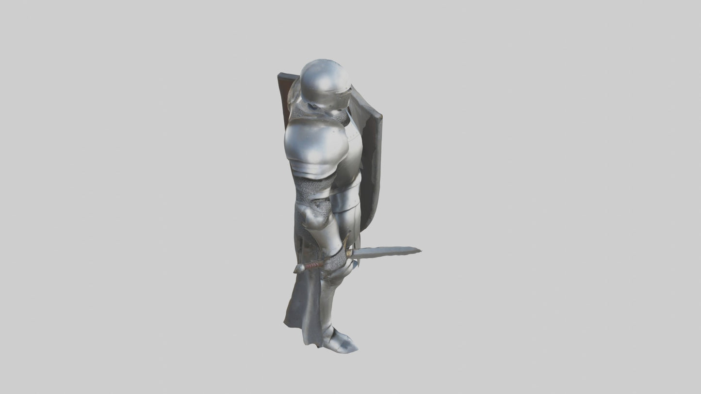 3D model Armoredknight Model 1 VR / AR / low-poly