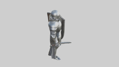 3D model Armoredknight Model 1 VR / AR / low-poly