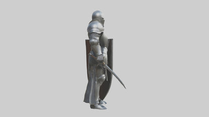 3D model Armoredknight Model 1 VR / AR / low-poly