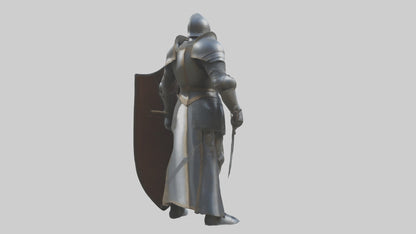 3D model Armoredknight Model 1 VR / AR / low-poly