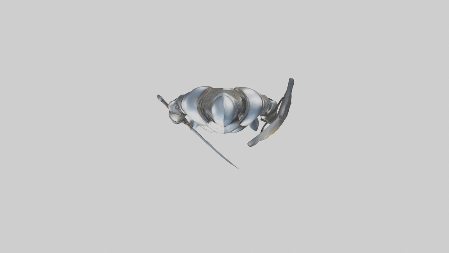 3D model Armoredknight Model 1 VR / AR / low-poly