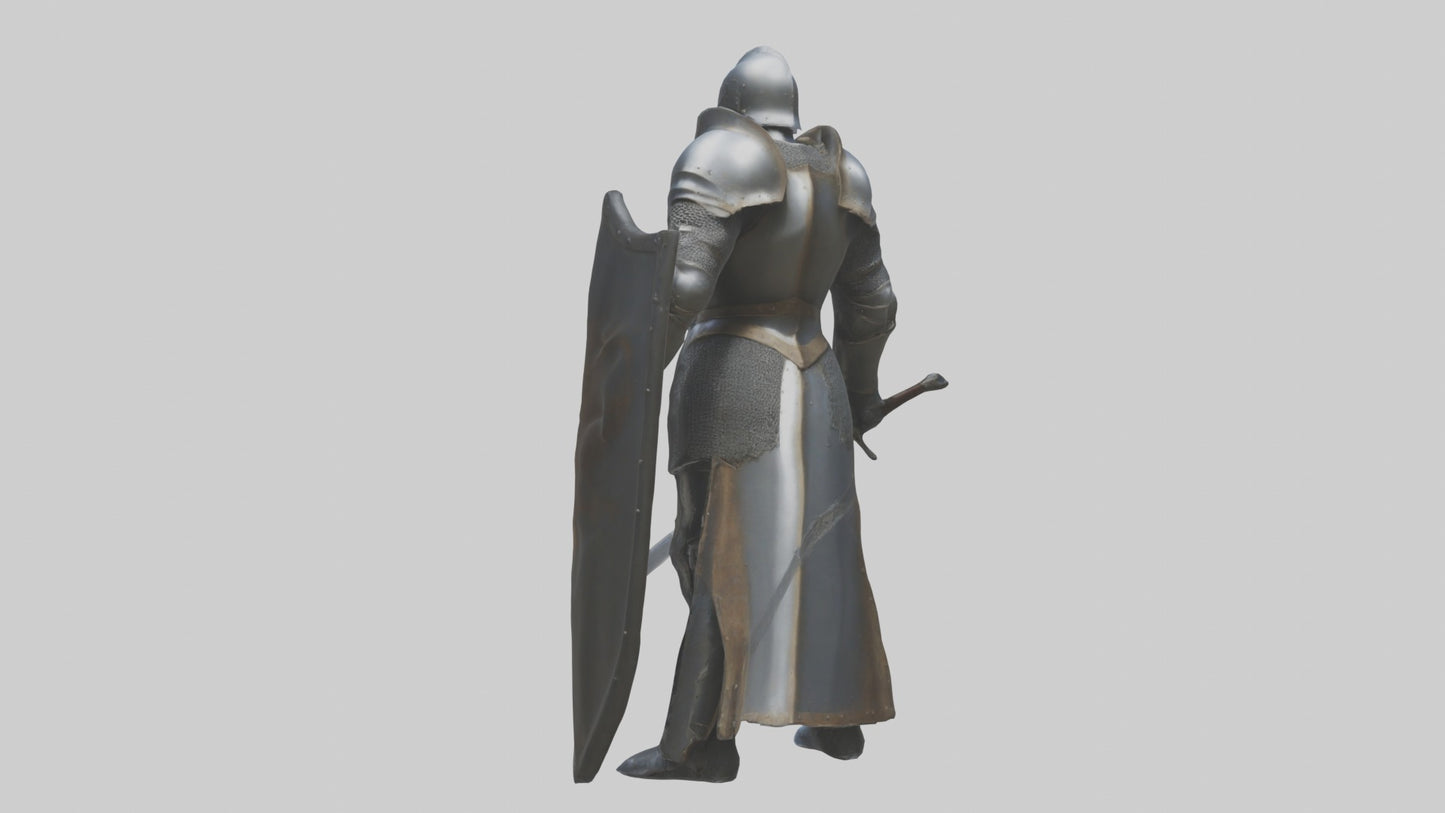 3D model Armoredknight Model 1 VR / AR / low-poly