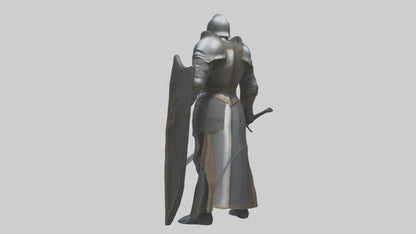 3D model Armoredknight Model 1 VR / AR / low-poly