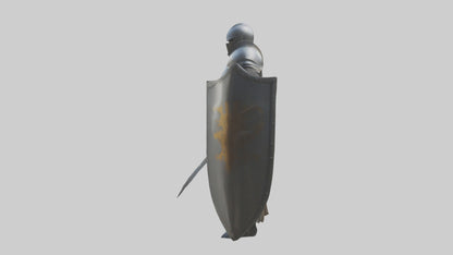 3D model Armoredknight Model 1 VR / AR / low-poly