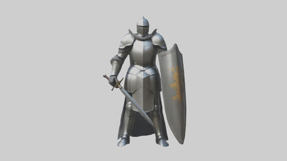 3D model Armoredknight Model 1 VR / AR / low-poly