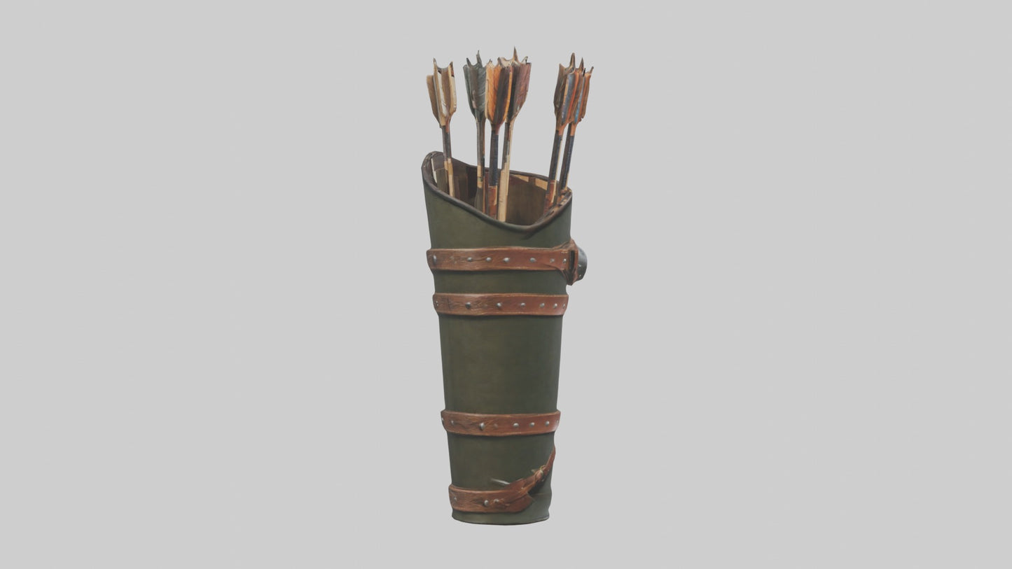 3D model Arrowquiver Model 1 VR / AR / low-poly