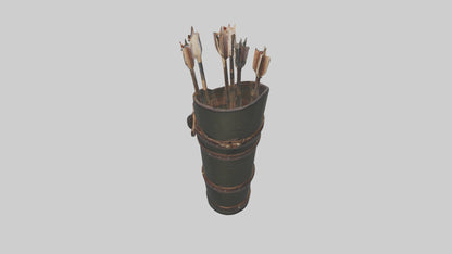 3D model Arrowquiver Model 1 VR / AR / low-poly