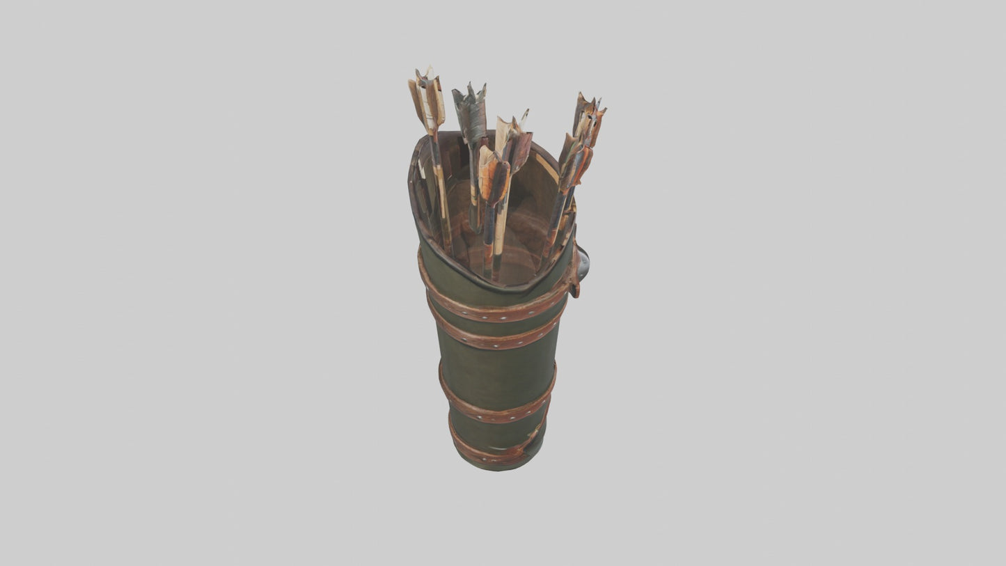 3D model Arrowquiver Model 1 VR / AR / low-poly