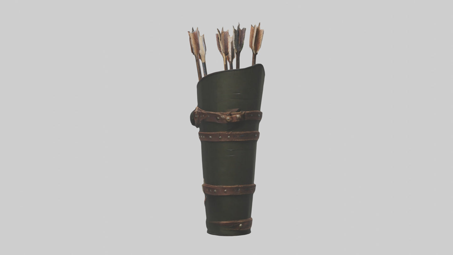 3D model Arrowquiver Model 1 VR / AR / low-poly