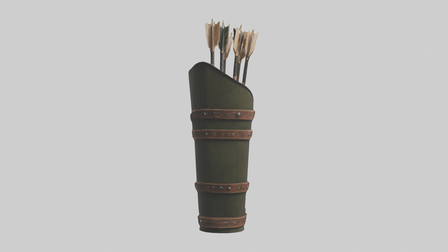 3D model Arrowquiver Model 1 VR / AR / low-poly