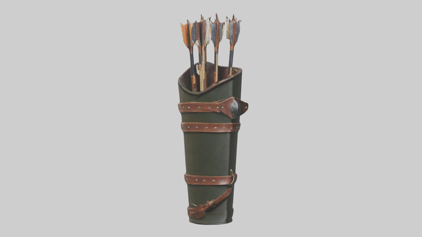 3D model Arrowquiver Model 1 VR / AR / low-poly