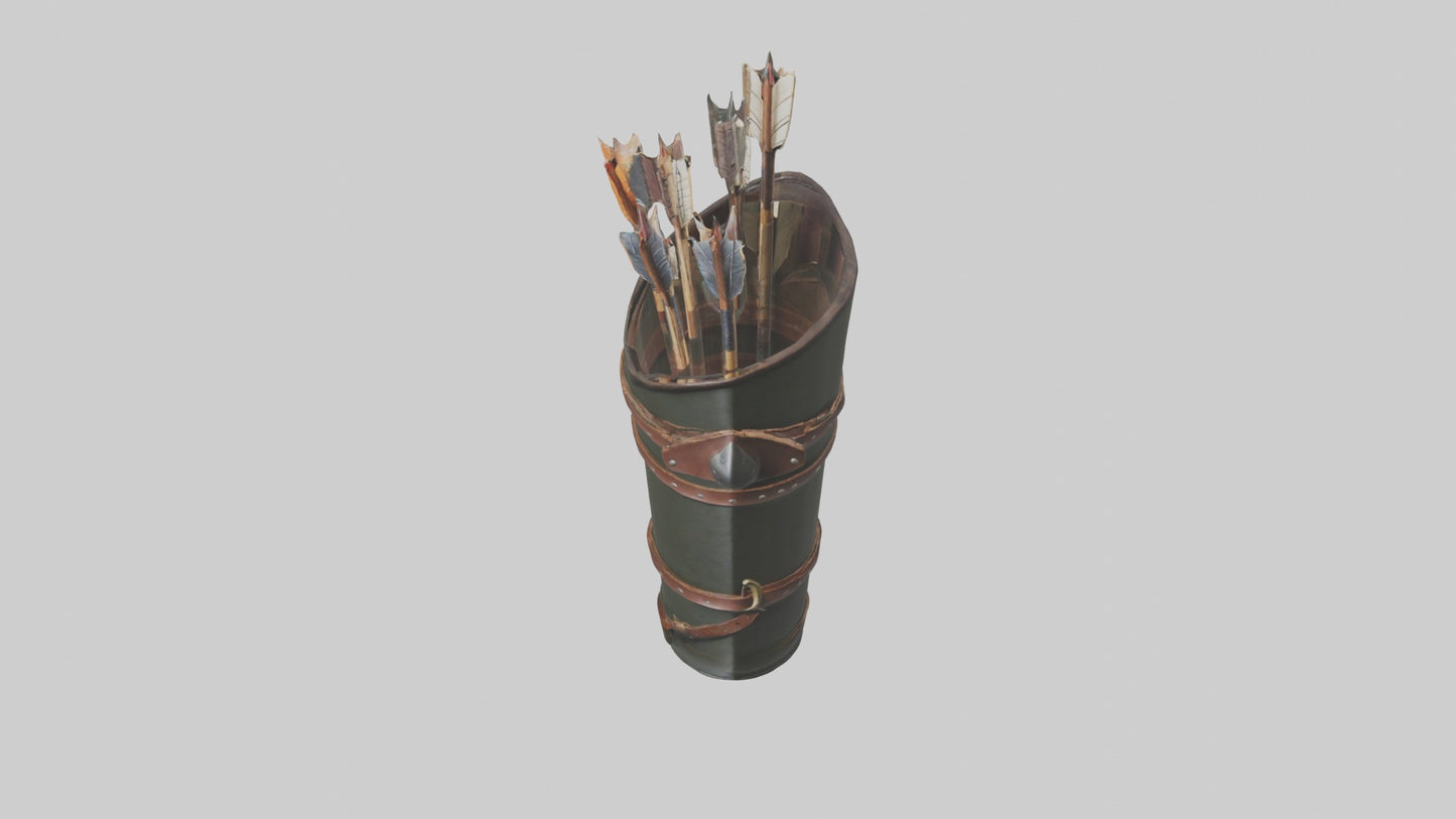 3D model Arrowquiver Model 1 VR / AR / low-poly