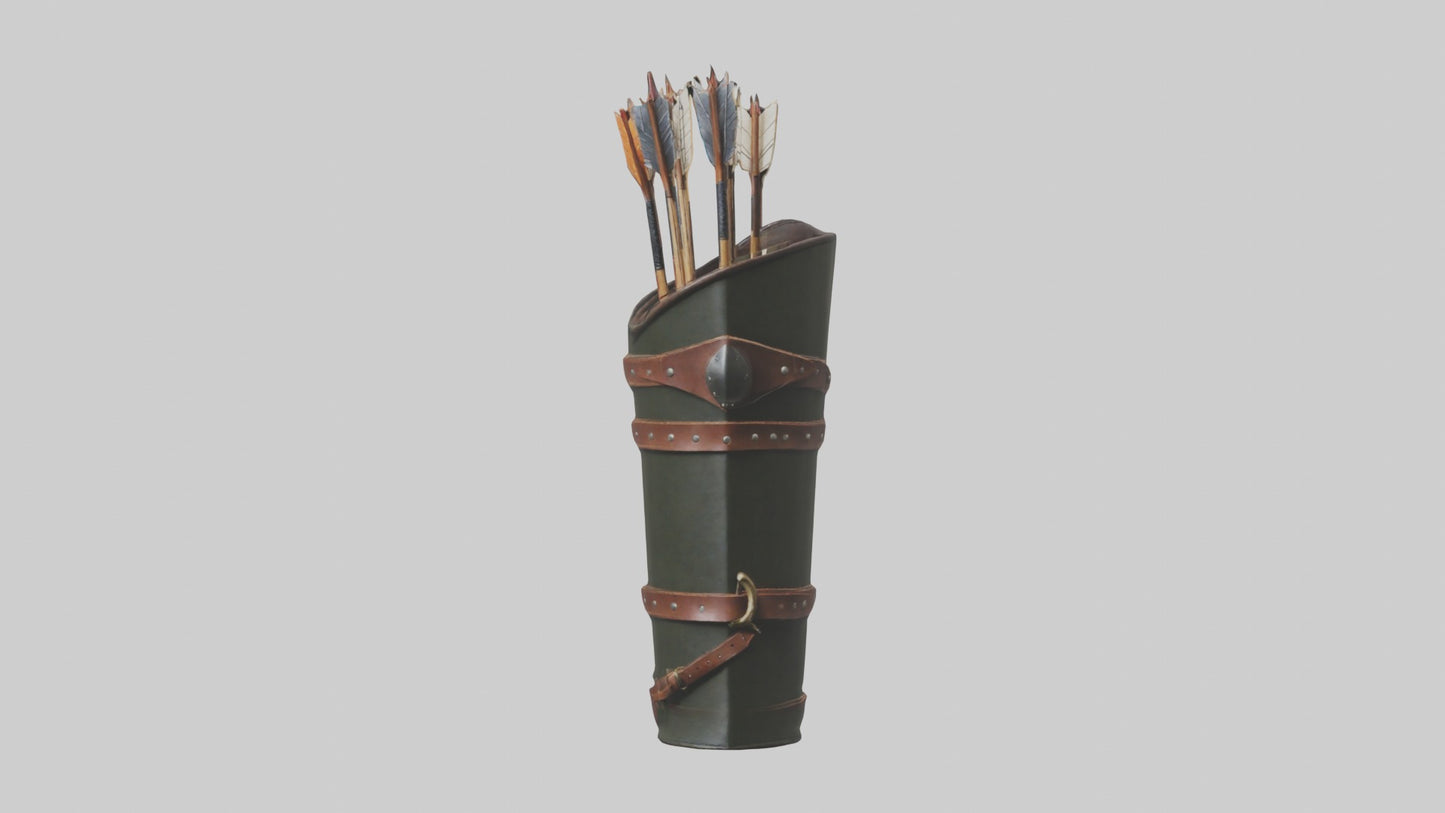 3D model Arrowquiver Model 1 VR / AR / low-poly