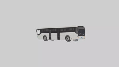 3D model Articulated Bus Model 1 VR / AR / low-poly
