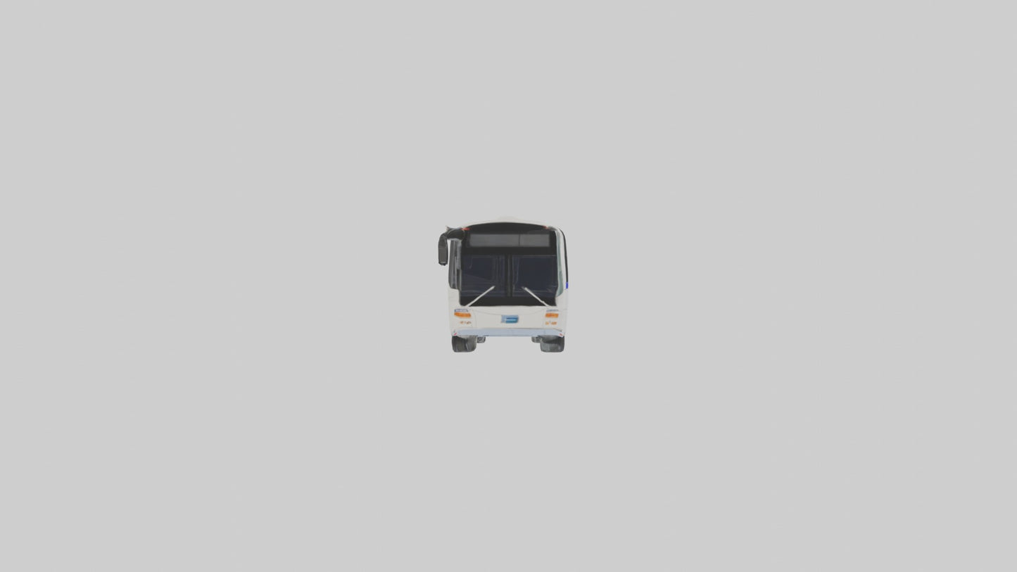 3D model Articulated Bus Model 1 VR / AR / low-poly