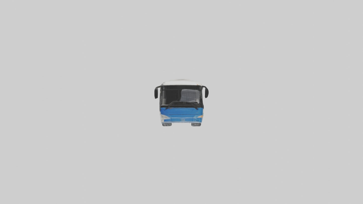 3D model Articulated Bus Model 1 VR / AR / low-poly