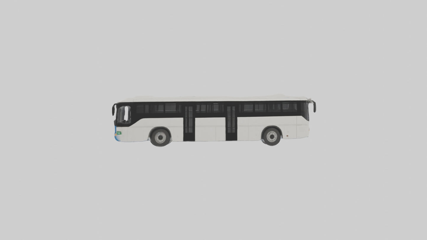 3D model Articulated Bus Model 1 VR / AR / low-poly