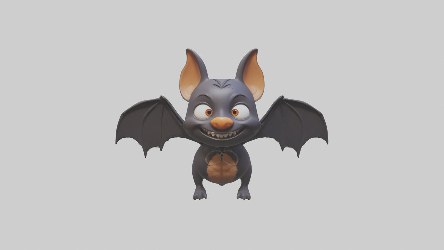 artoon Bat model 3D model
