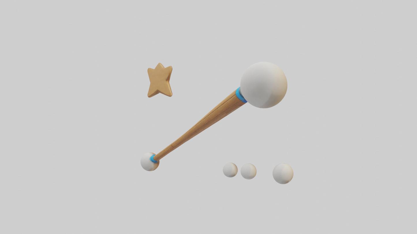 artoon Baton model 3D model