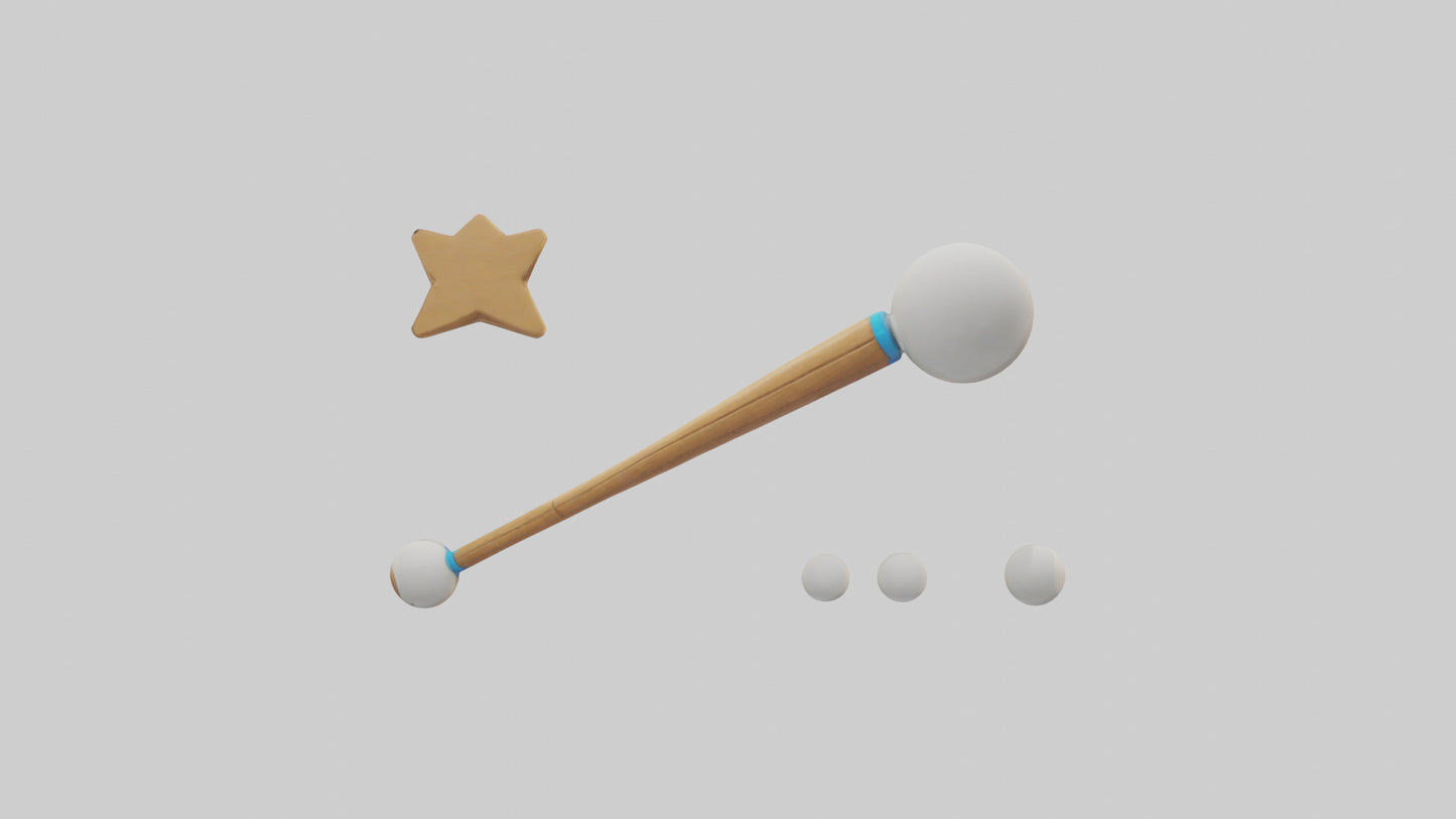 artoon Baton model 3D model