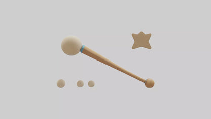 artoon Baton model 3D model