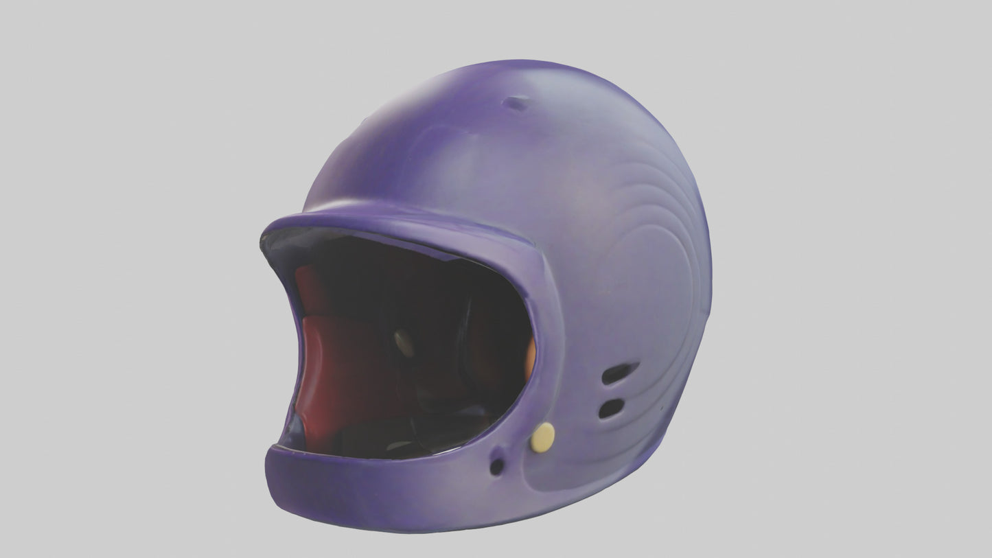 artoon Batting Helmet model 2 3D model