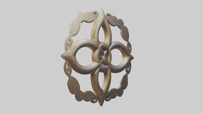 3D model Ashasymbol Model 1 VR / AR / low-poly