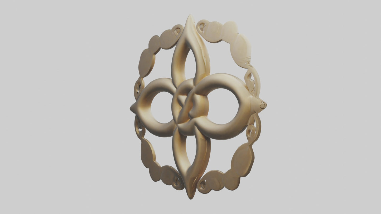 3D model Ashasymbol Model 1 VR / AR / low-poly