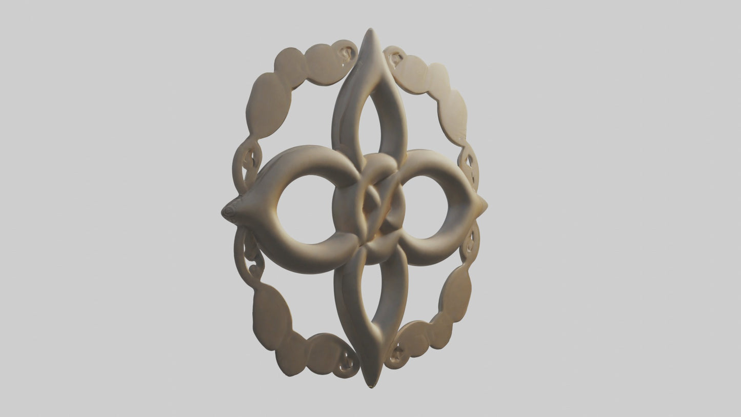 3D model Ashasymbol Model 1 VR / AR / low-poly