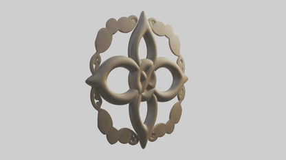 3D model Ashasymbol Model 1 VR / AR / low-poly