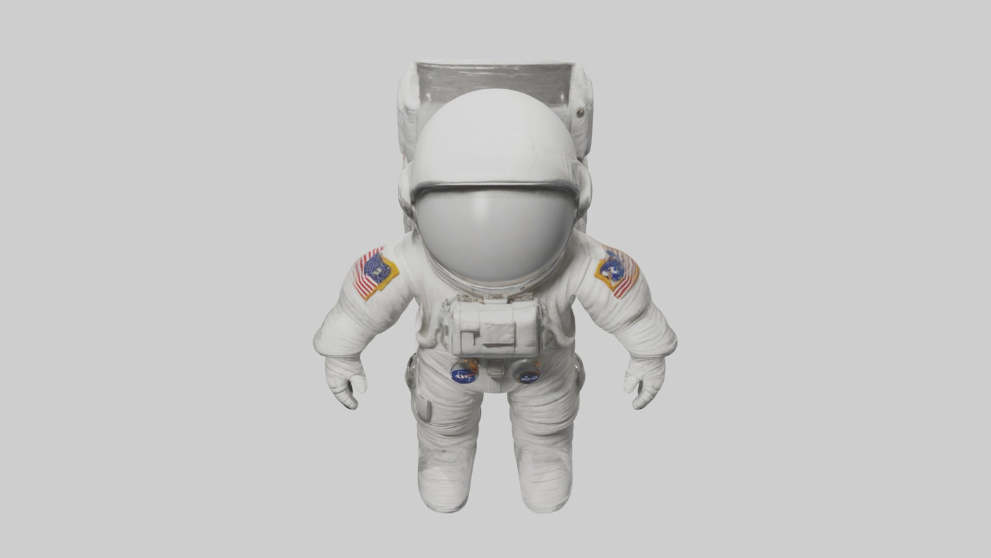 3D model Astronaut Suit Model 1 VR / AR / low-poly