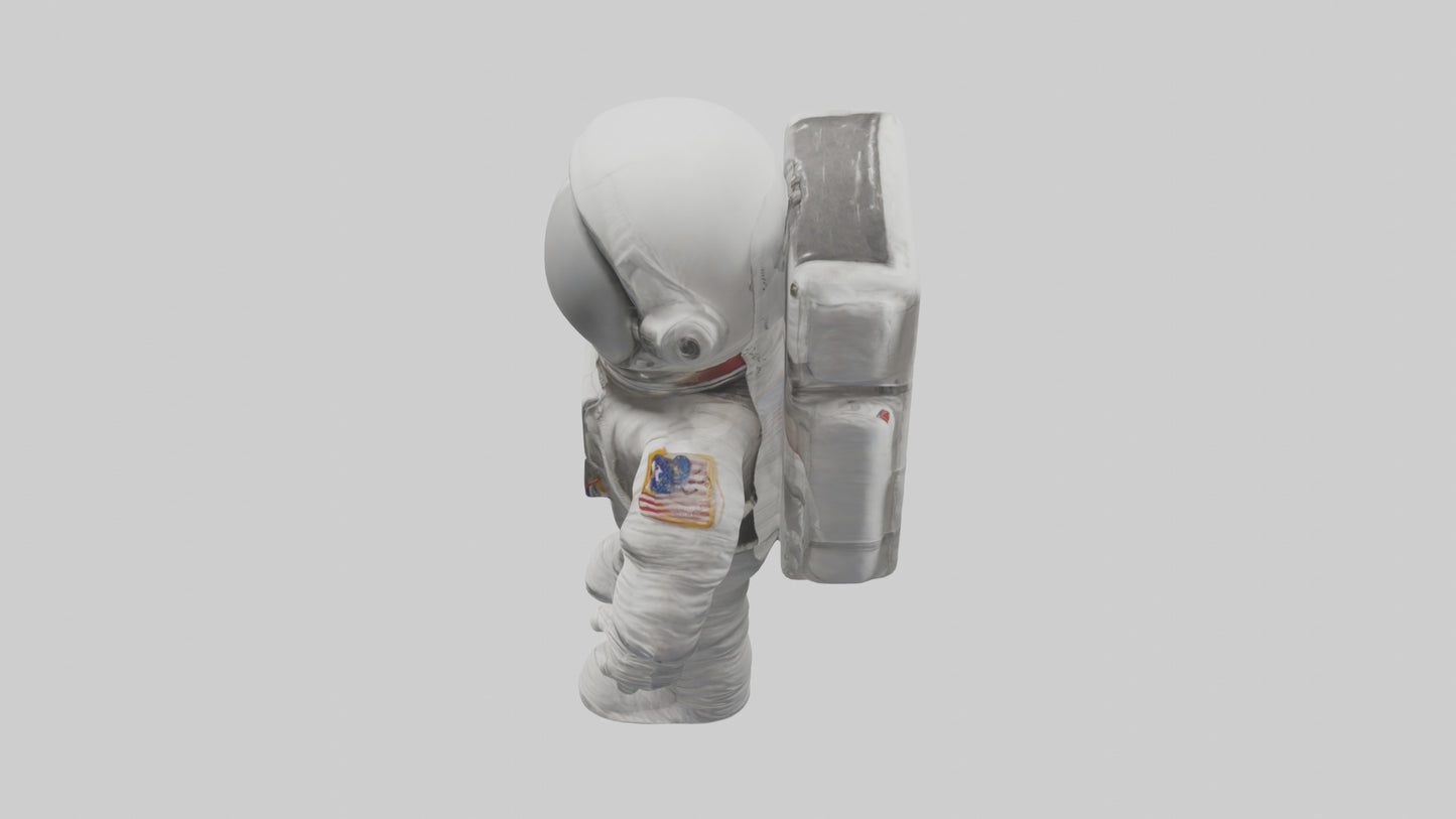 3D model Astronaut Suit Model 1 VR / AR / low-poly