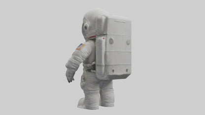 3D model Astronaut Suit Model 1 VR / AR / low-poly